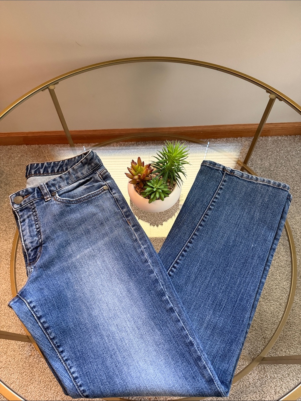 Chaps Denim Madden Straight Jeans Size 6